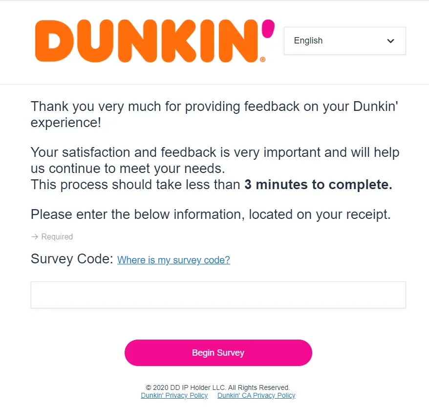 telldunkin survey