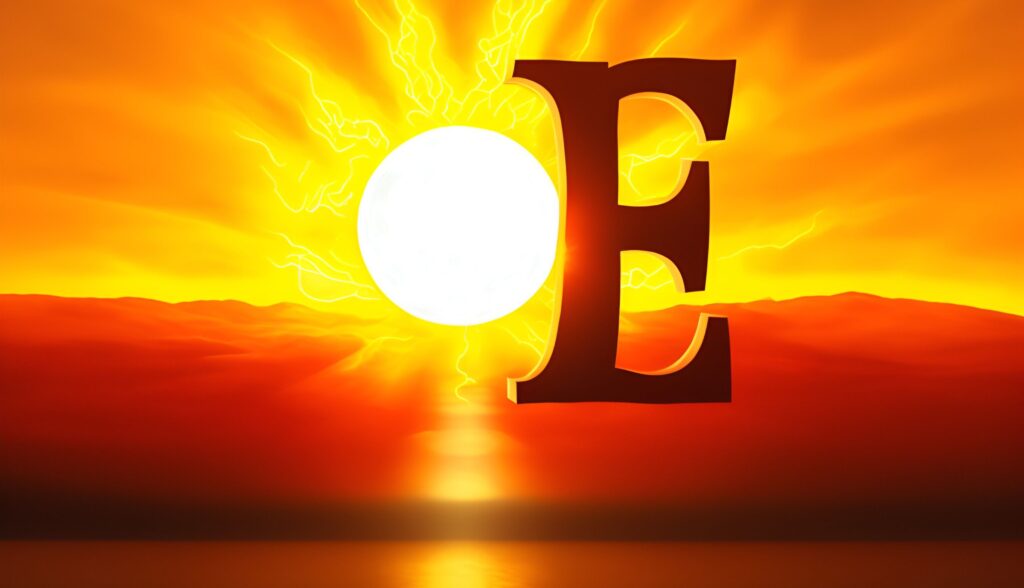 Spiritual significance of the letter E