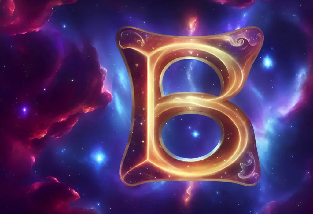 Letter B and the sacral chakra