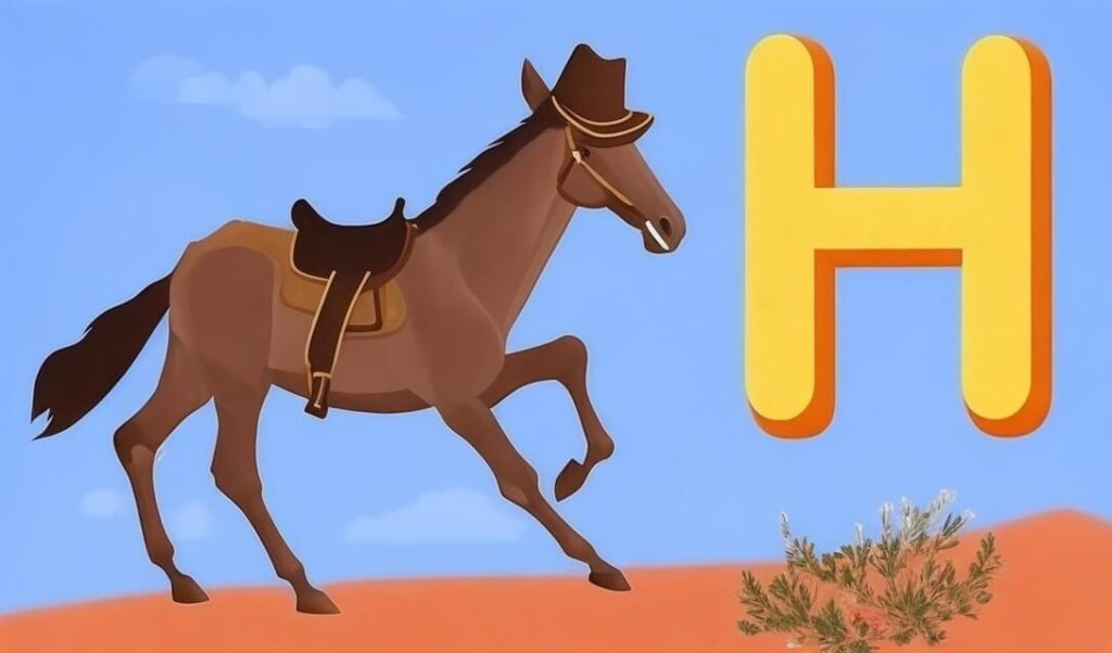 the letter h

